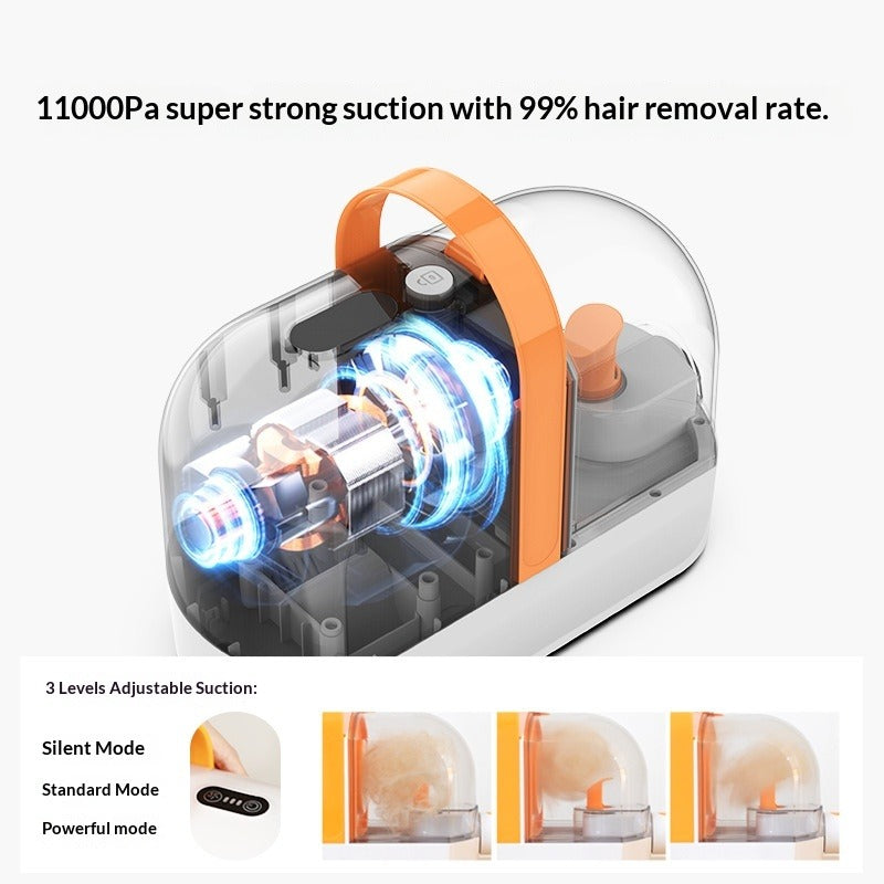 Air Radish Pet Electric Hair Clipper with Suction