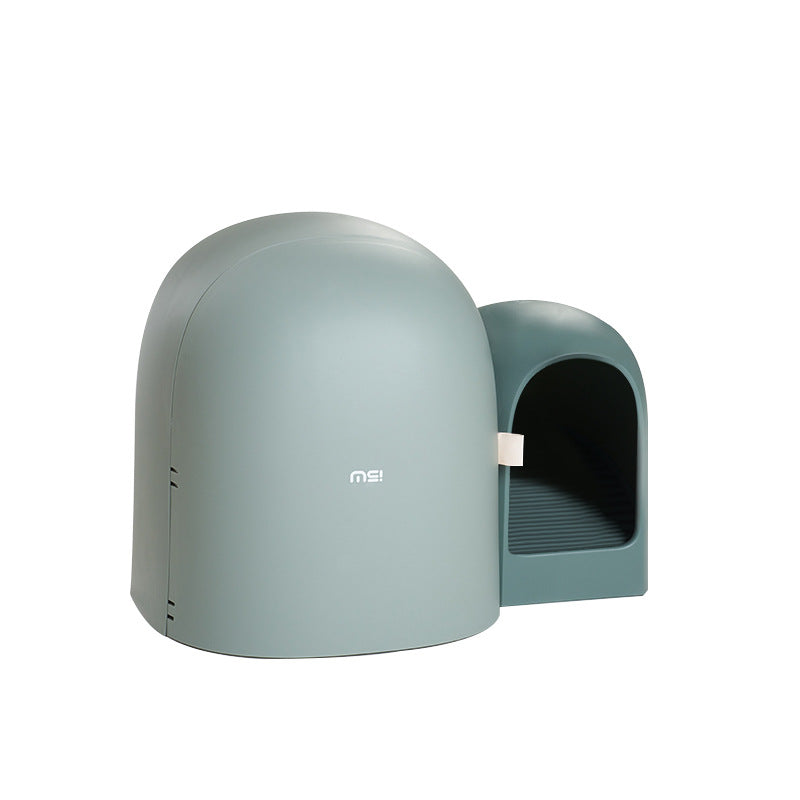 Closed Large Cat Litter Box with Odor Control