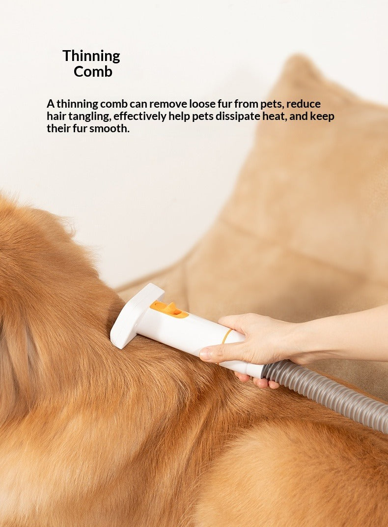 Air Radish Pet Electric Hair Clipper with Suction