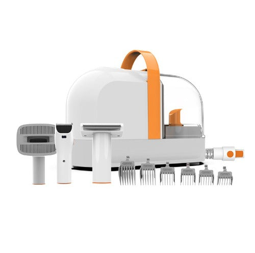 Air Radish Pet Electric Hair Clipper with Suction